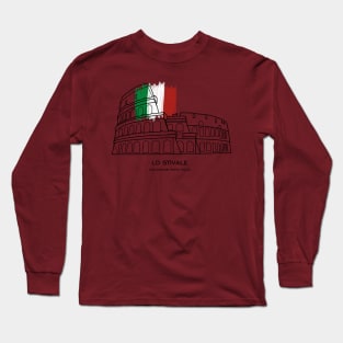 Colosseum Rome Italy Landmark CIty Long Sleeve T-Shirt